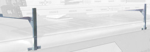 Fitz-All Adjustable Aluminum Trailer Ladder Rack (RA-28) for Enclosed Trailers by Rack 'EM