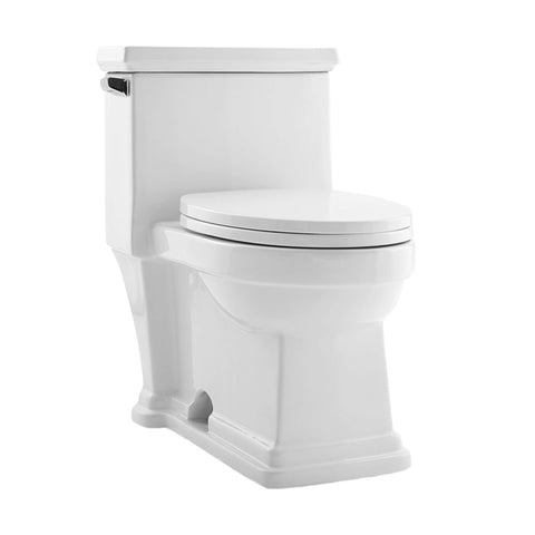Swiss Madison Well Made Forever SM-1T114 Voltaire One Piece Toilet, Glossy White