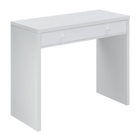 Convenience Concepts Northfield Desk with Drawer, 36", White