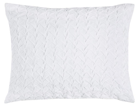 Rizzy Home | BT4056 | Polyester Quilt | 106"x92" White/Neutral/ Solid Textured