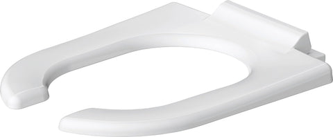 Seat ring Starck 3 whiteopen- front2-pieceplast.hingesSCel.
