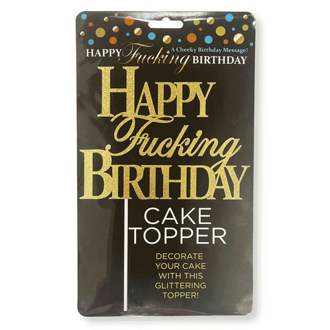 Little Genie Productions 85002: Happy Fucking Birthday Cake Topper