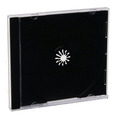 Verbatim CD/DVD Jewel Cases (0.41 inches) - Black- 200 pack (Bulk) - 94867