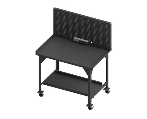 Durham DWBM-3048-BE-95 Mobile Heavy Duty Workbench, Lips up