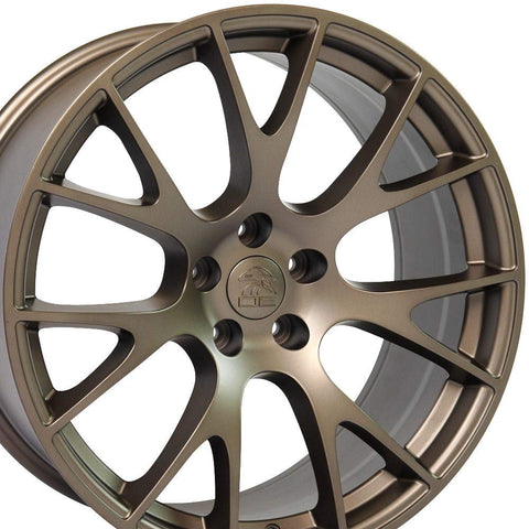 OE Wheels DG69-22100-5550-25BR 22" Replica Wheel DG69 Fits Dodge RAM Hellcat Rim 22x10 Bronze Wheel