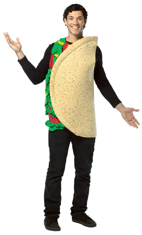 Rasta Imposta Lightweight Taco Costume, Multi-Colored, One Size