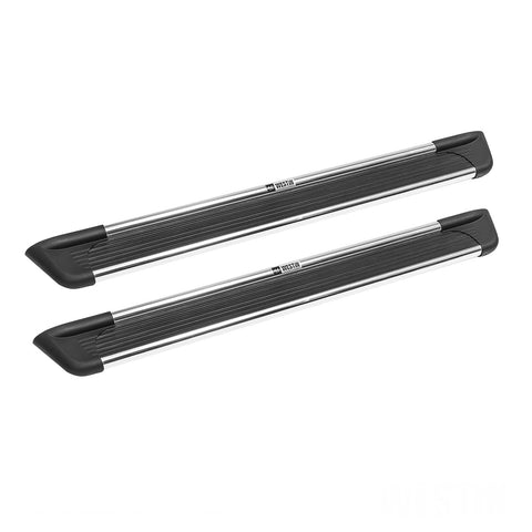 Westin 27-6130 Sure-Grip Running Boards Aluminum Brushed Pair 79 in. (Required Mounting Kit Sold Separately)