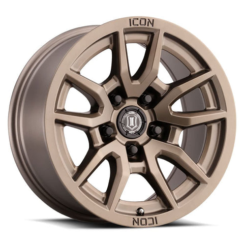 ICON Alloys Vector 5, Bronze, 17 x 8.5/5 x 150, 25mm Offset, 5.75" BS, 2617855557BR