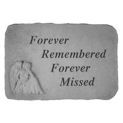Design Toscano Forever Remembered: Angel Cast Stone Memorial Garden Marker