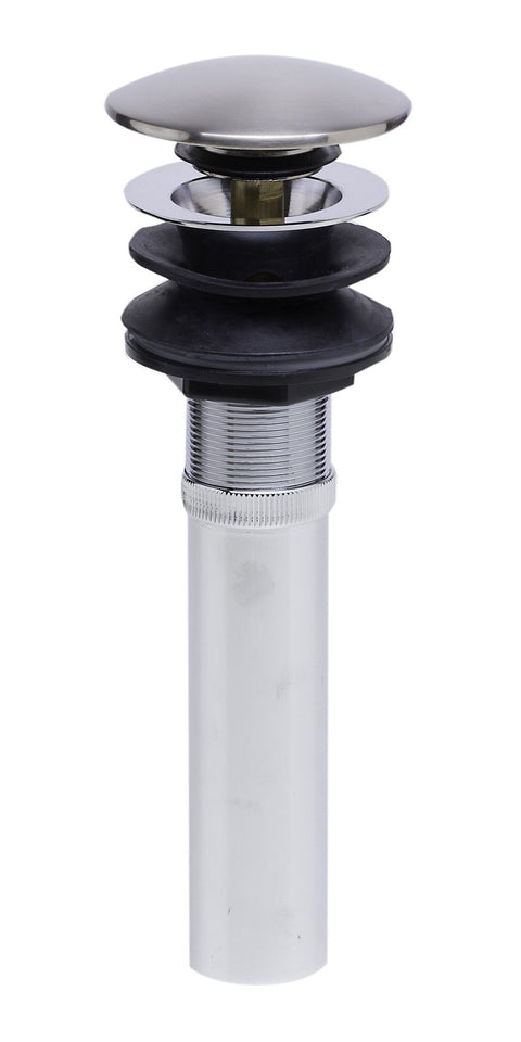 ALFI brand AB9056 Pop Up Drain for Bathroom Sink with Overflow, Brushed Nickel