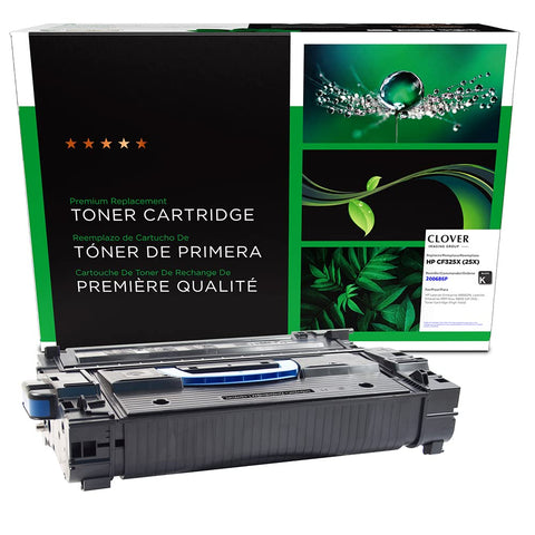 Clover Remanufactured Toner Cartridge Replacement for HP CF325X (HP 25X) | Black | High Yield