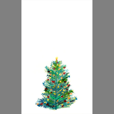 Betsy Drake KT905 Christmas Tree Kitchen Towel