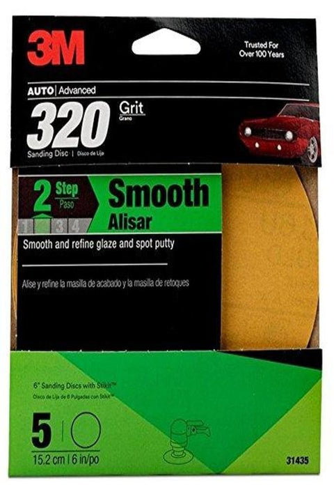3m 31435 6 3m Stikit Gold Disc 0 5 Discs Per Pack