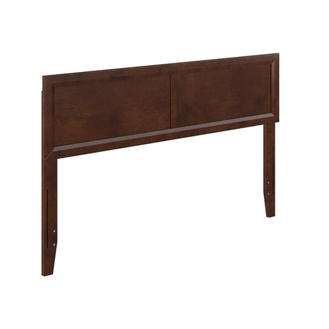 AFI, Sophia Adjustable Modern Queen Solid Wood Headboard, Walnut