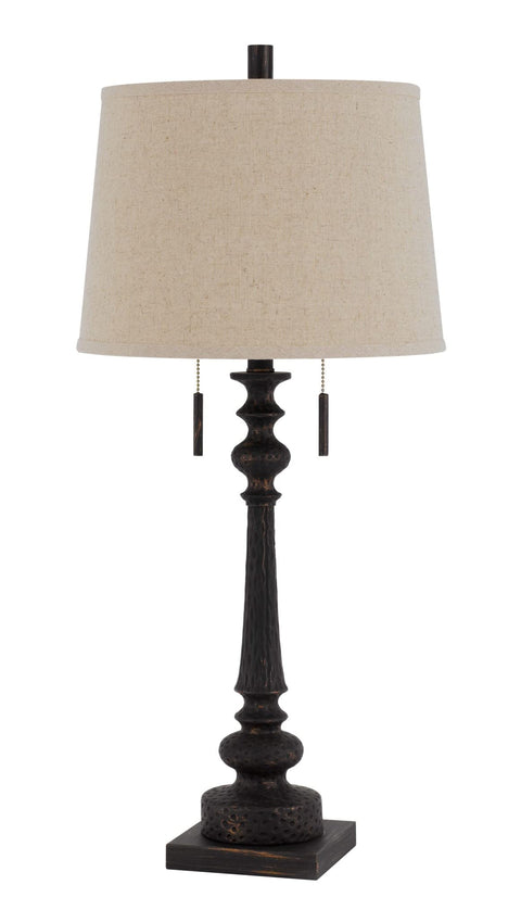 31.5" Height Torrington Rustic Iron Resin Table lamp
