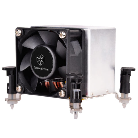 SilverStone Technology AR09-115XP 2U Rackmount Server/Small Form Factor Intel CPU Cooler with Push Pin Design, SST-AR09-115XP, TAA Compliant