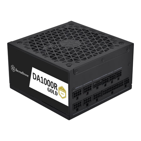 Silverstone Technology Decathlon DA1000R Gold Cybenetics Gold 1000W PCIe 5.0 Fully Modular ATX 3.0 Power Supply, SST-DA1000R-GM