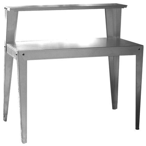 FastFurnishings 24 x 44 inch Galvanized Steel Top Utility Table Workbench Potting Bench