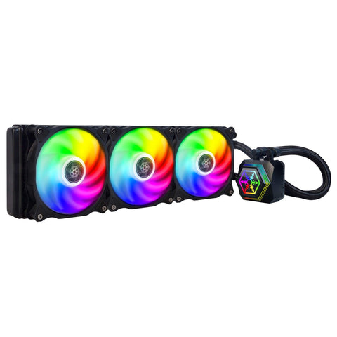 AIO CPU liquid cooling/ARGB/Triple 120mm PWM fan/MCT pump/Support Intel LGA 1700