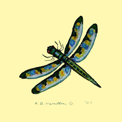 Betsy Drake CT087 Dragonfly Coaster, Set of 4