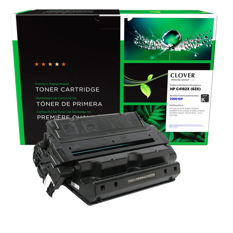Clover Remanufactured Toner Cartridge Replacement for HP C4182X (HP 82X) | Black