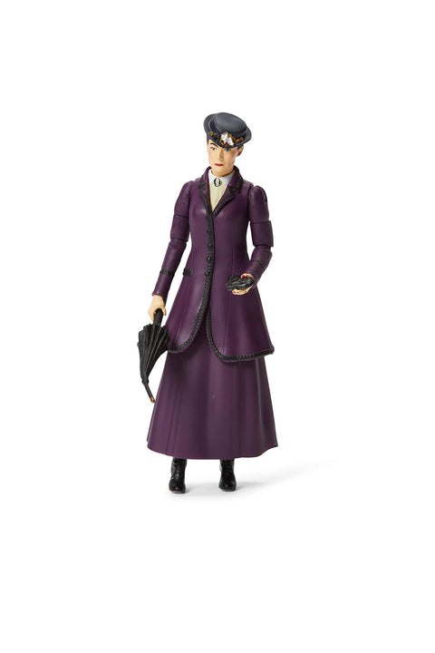 Doctor Who 5.5-Inch Missy Action Figure - Hatted Straight Face & Purple Outfit - Includes Umbrella & Missy's Device - Collectible Toy from Hit BBC Series - Great Gift for Any Whovian Fan