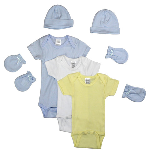 Bambini Newborn Baby Boys 7 Pc Layette Set