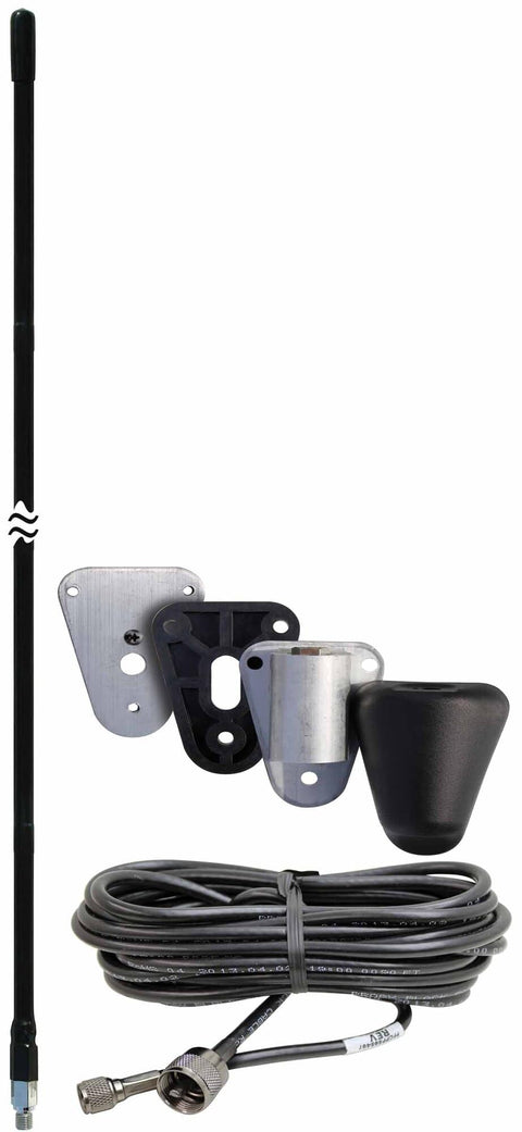 Procomm FREIGHT LINER CASCADIA REAR CAB MOUNT CB ANTENNA KIT