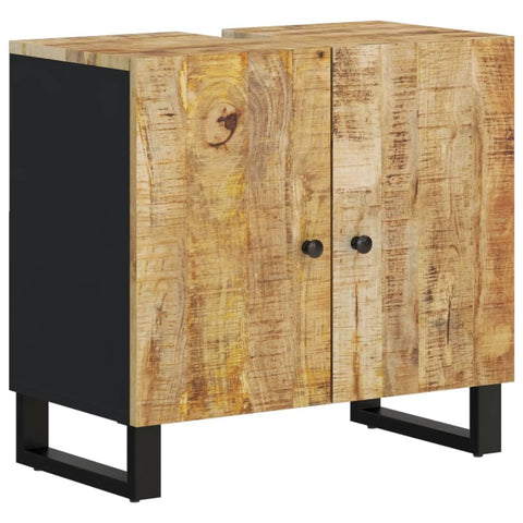 vidaXL Sink Cabinet 24.4x13.0x22.8 Solid Wood Mango and Engineered Wood