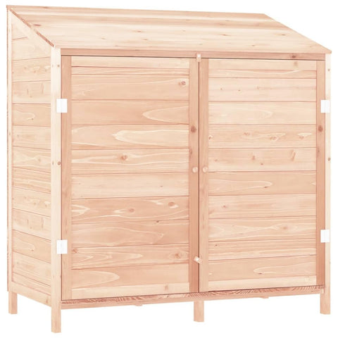 vidaXL Garden Shed - Solid Fir Wood - Ample Storage Space - Suitable for Various Garden Tools and Accessories - Sturdy Frame - Weather