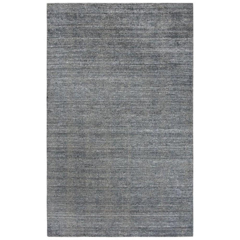 Rizzy Home Alora Decor Demure 8' x 10' Solid Denim/Blue Hand-Loomed Area Rug