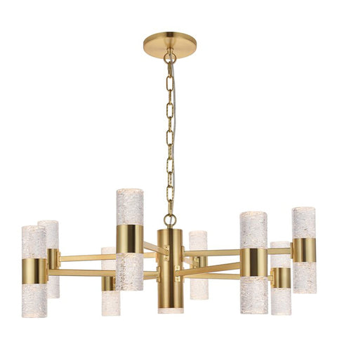 Elegant Lighting Luxurious Vega 17 Light LED Pendant for Living Room, Kitchen, Bedroom & Hallway, Gold