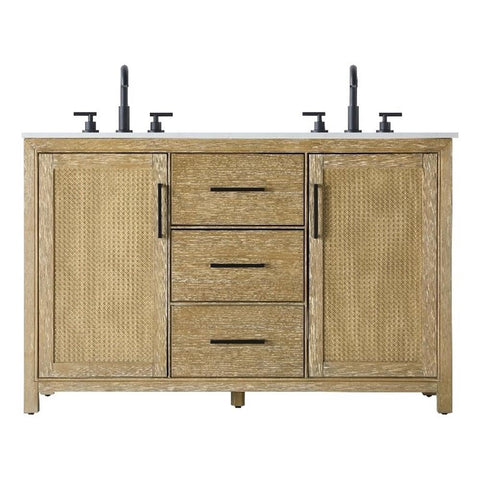 Alina Bathroom Vanity Linen Oak