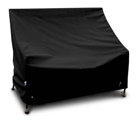 KoverRoos Weathermax 74204 5-Feet Bench/Glider Cover, 75-Inch Width by 28-Inch Diameter by 37-Inch Height, Black