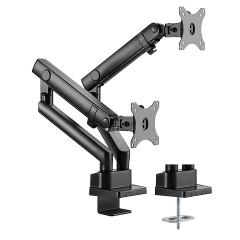 SilverStone Technology ARM25 Dual Monitor Arm with Mechanical Spring Design and Wide adjustability, SST-ARM25