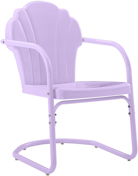 Tulip 2Pc Retro Outdoor Chair Set Lavender Gloss - 2 Chairs