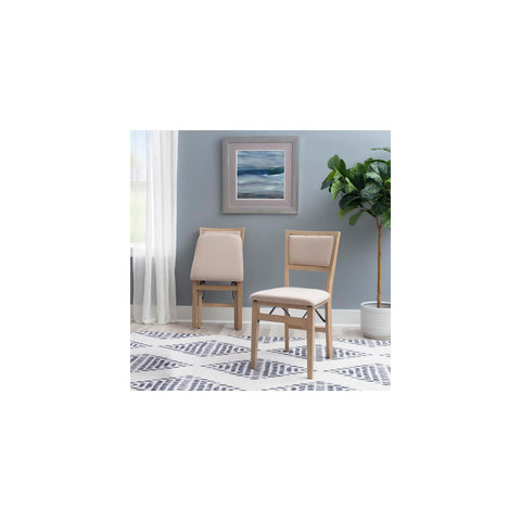 Linon Keira Pad Folding Chair Set of 2