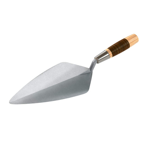 Bon 72-255 Brick Trowel - Carbon Steel Narrow London 11-inch L Handle - For Brick, Block and Stone Masonry Construction