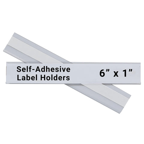 C-Line Self-Adhesive Label Holders, Top Load, 1 X 6, Clear, 50/pack