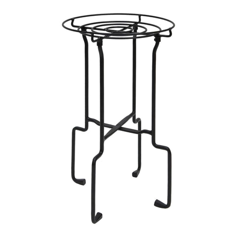 Oakestry Catalina Plant Stand Metal Holder for Indoor Outdoor Pots Planters Balcony Patio Floor Display Decorative Stable Modern Home Garden Decor Stylish Vertical Accent Black Finish Durable Use