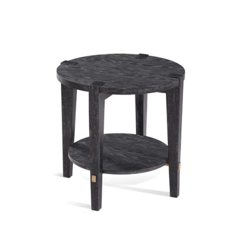 Bassett Mirror Company Whitfield Round End Table - Black