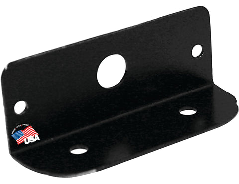Buyers Products 8891706 Aluminum Mounting Bracket for Dual Row 5 Inch LED Strobe Light Series, Powder Coated Mounting, for Trucks, Trailers, ATVs and Utility Work Trucks, Black