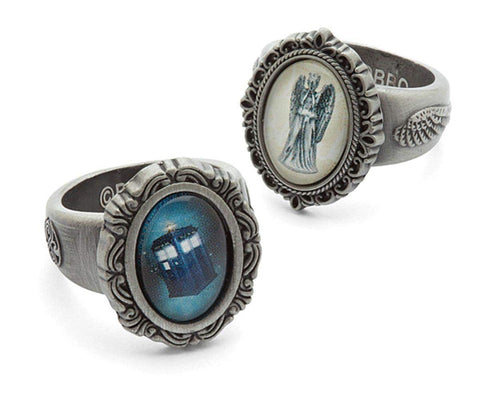 BBC Doctor Who TARDIS Cameo Ring: Size 7