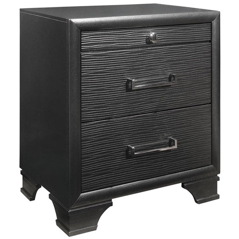 Global Furniture USA Grey-NS Jordyn Textured Nightstand