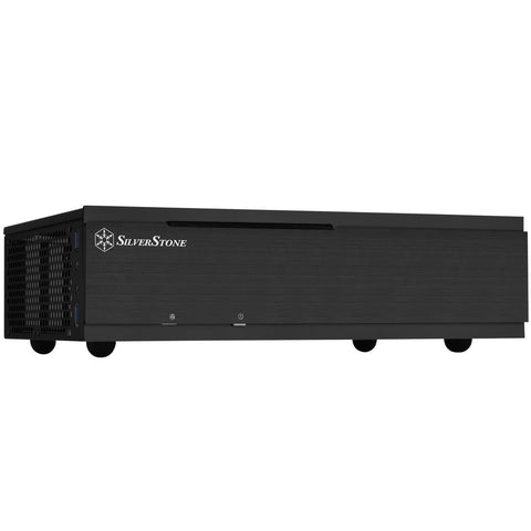 Silverstone Technology Milo ML06-E Slim Mini-ITX Media Center/HTPC Case, SST-ML06B-E, Black
