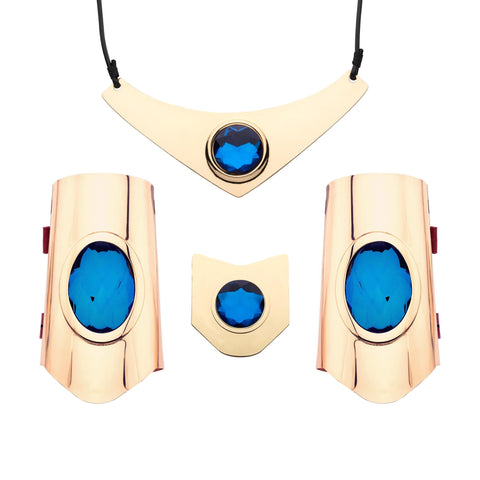 SalesOne Dragon Ball Z Broly Collector's Box Set | Necklace, Pin, 2 Cuff Bracelets
