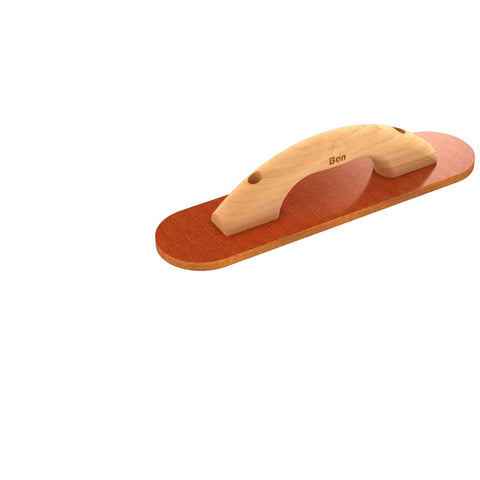 Bon 22-470 14-Inch by 3-1/2-Inch Round End Laminated Canvas Resin Float with Wood Handle