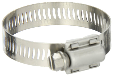 Breeze Power-Seal Stainless Steel Hose Clamp, Worm-Drive, SAE Size 24, 1-1/16" to 2" Diameter Range, 1/2" Bandwidth (Pack of 10)