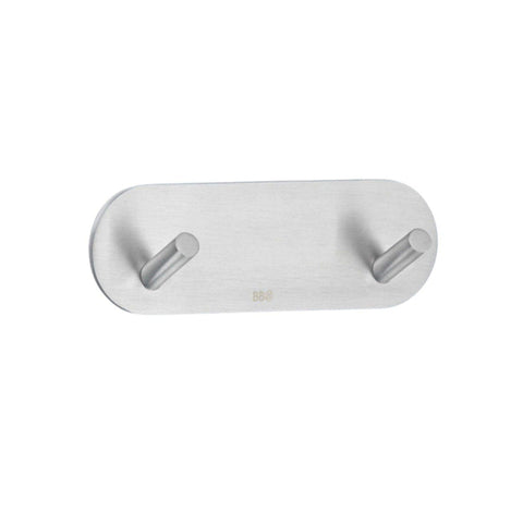 Design Double Wall Mounted Mini Hook Finish: Brushed Stainless Steel