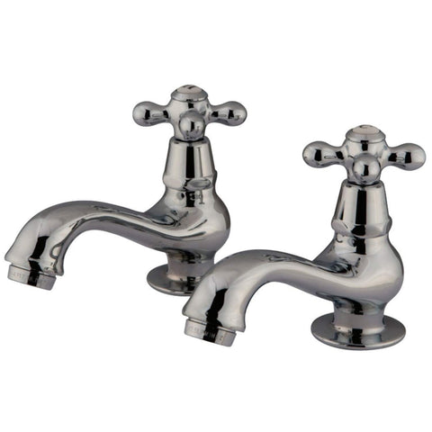 Kingston Brass KS1101AX Heritage Basin Tap Faucet, Polished Chrome, 4.38 x 2.5 x 1.88